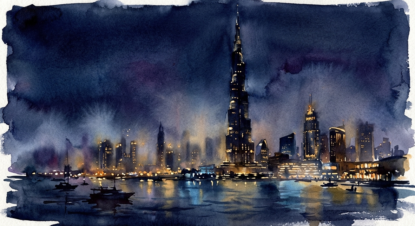 Aquarelle — Écrire la nuit